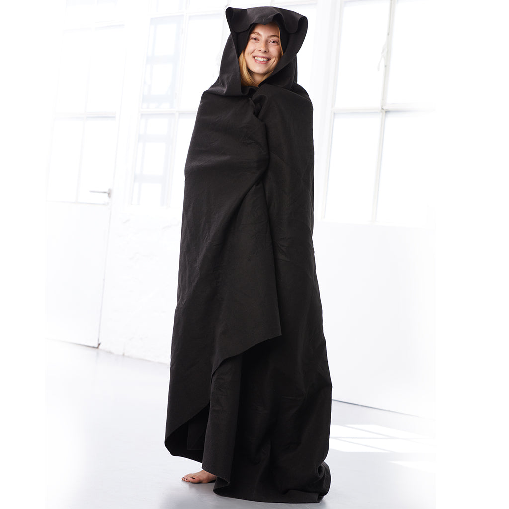 Moonlit Frost Women's Hooded Blanket